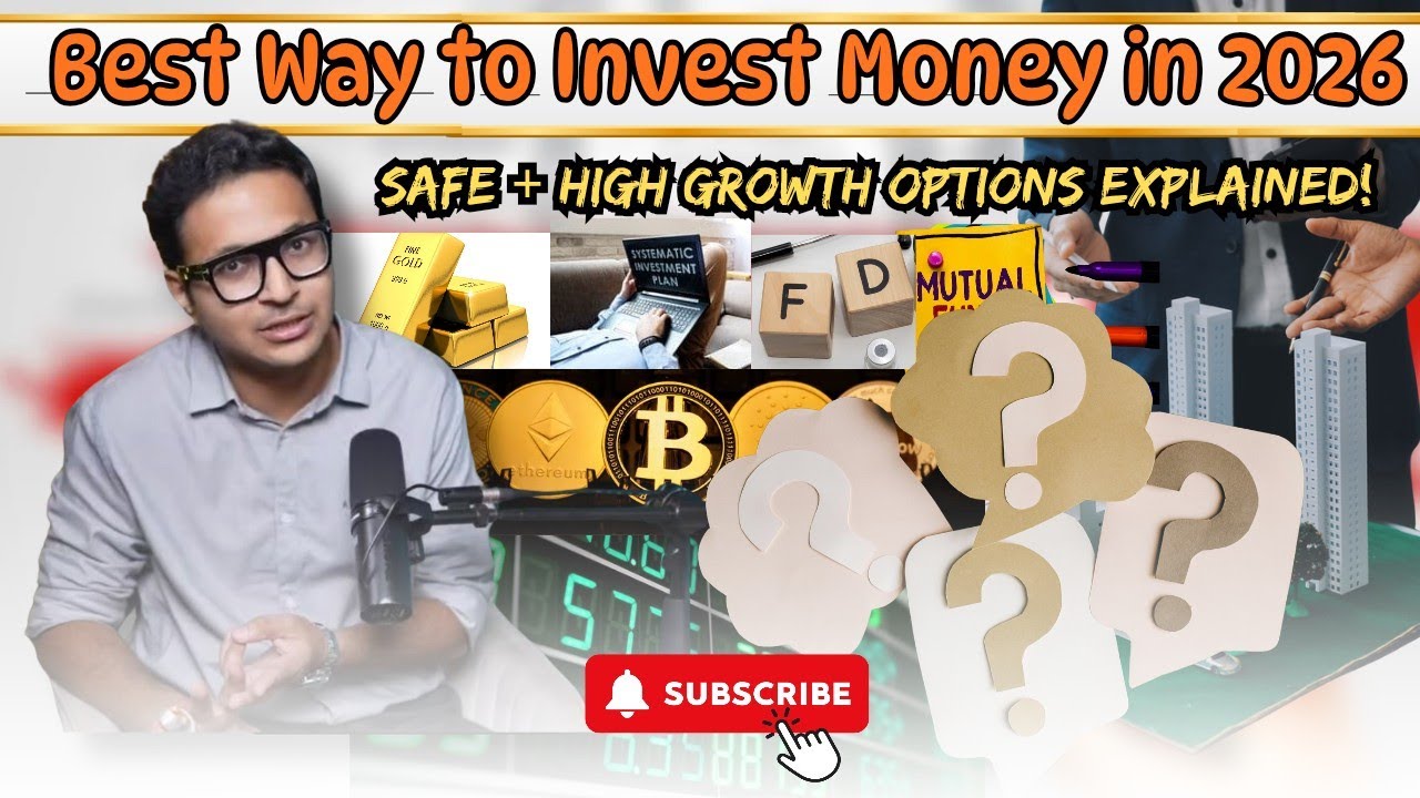 Best Way to Invest Money in 2026 💸 | Safe + High Growth Options ...