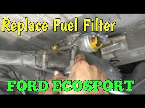 FORD ECOSPORT Replace Fuel Filter - YouTube