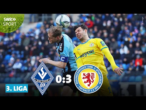 3. Liga: Dämpfer im Aufstiegskampf - Waldhof verliert gegen Braunschweig 0:3 | SWR Sport