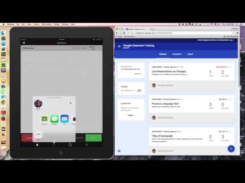 Google Classroom: Attach files from iPad apps