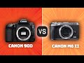 Canon 90d vs canon m6 ii which camera is better with ratings  sample footage