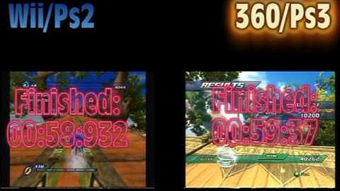 Sonic Unleashed Egg Beetle Realtime Comparison