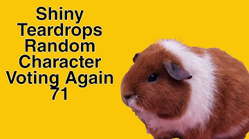 Shiny Teardrops Random Character Voting Again 71