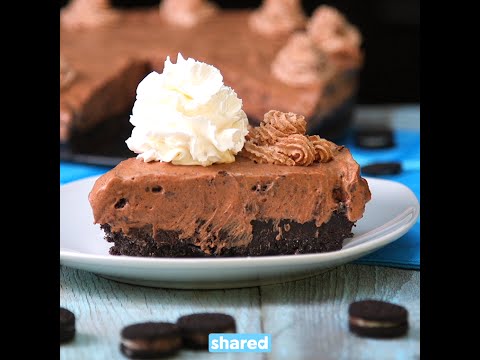 Chocolate Oreo Ice Cream Pie