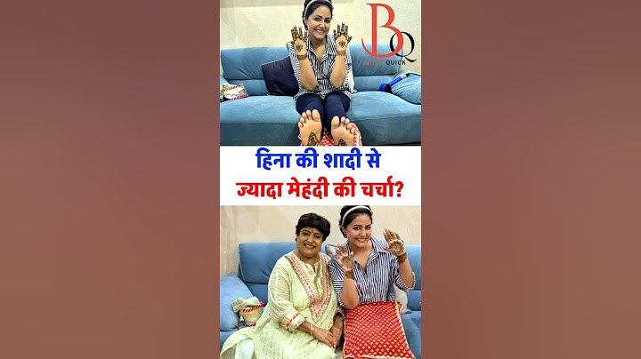 Hina Khan ki Shadi ki Mehndi kyon charcha main? #hinakhan #rockyjaiswal #wedding #marriage