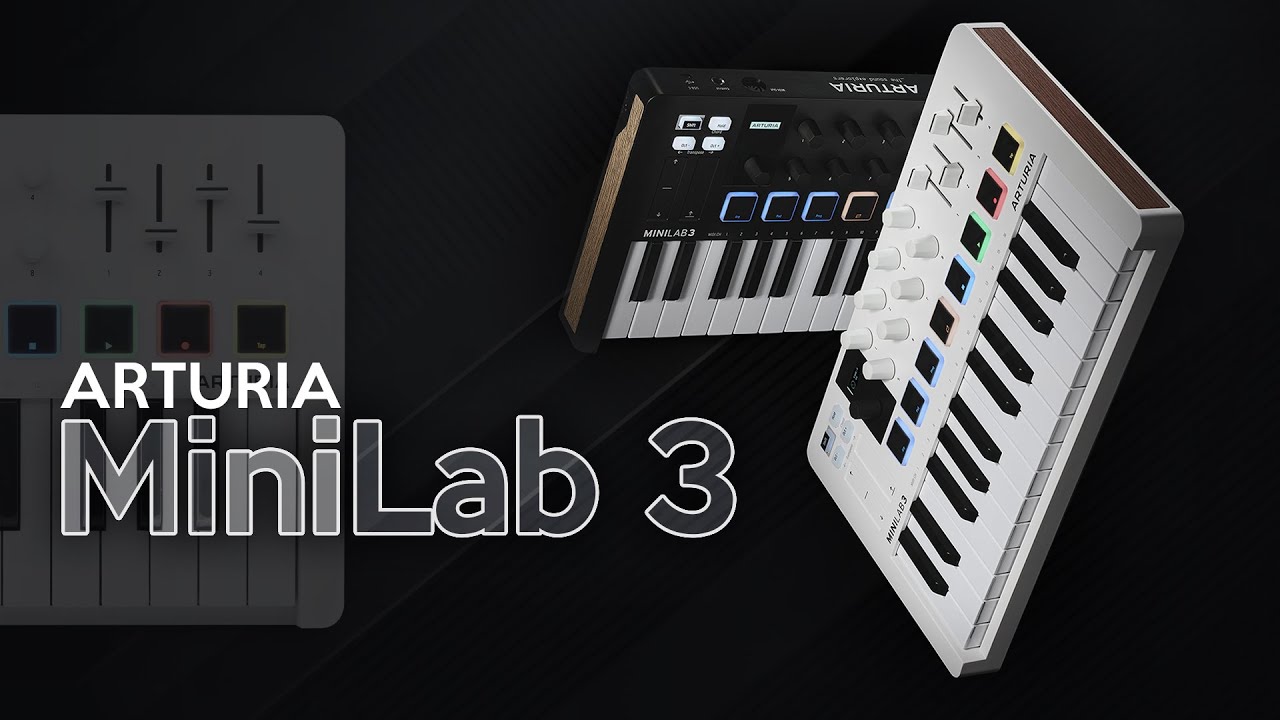 Un Mini PUSH Para ABLETON Con TECLAS Arturia MINILAB MK3 YouTube