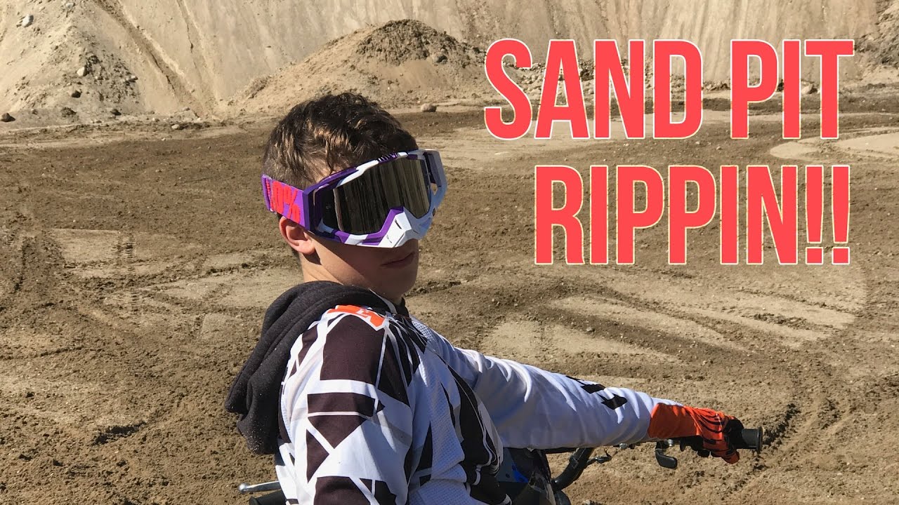 Riding in a MASSIVE SANDPIT!!