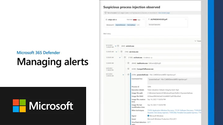 Managing alerts | Microsoft 365 Defender