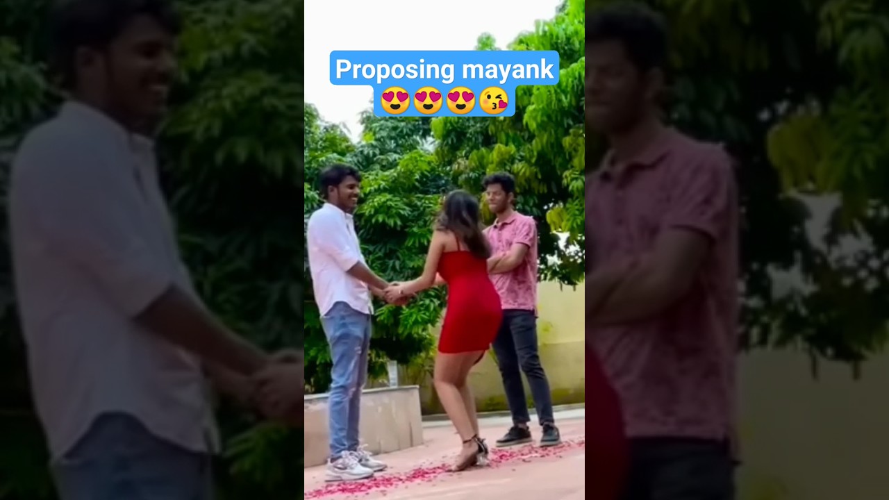 nishu tiwari proposing mayank 😘😍 | nishu tiwari new video with mayank kaushik 