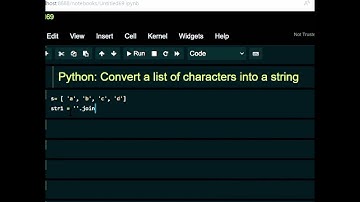 #python convert a list onto a string