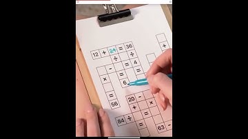 Number Match - Numbers Game Ads | Are You Able To Solve This Math Crossword? #shorts