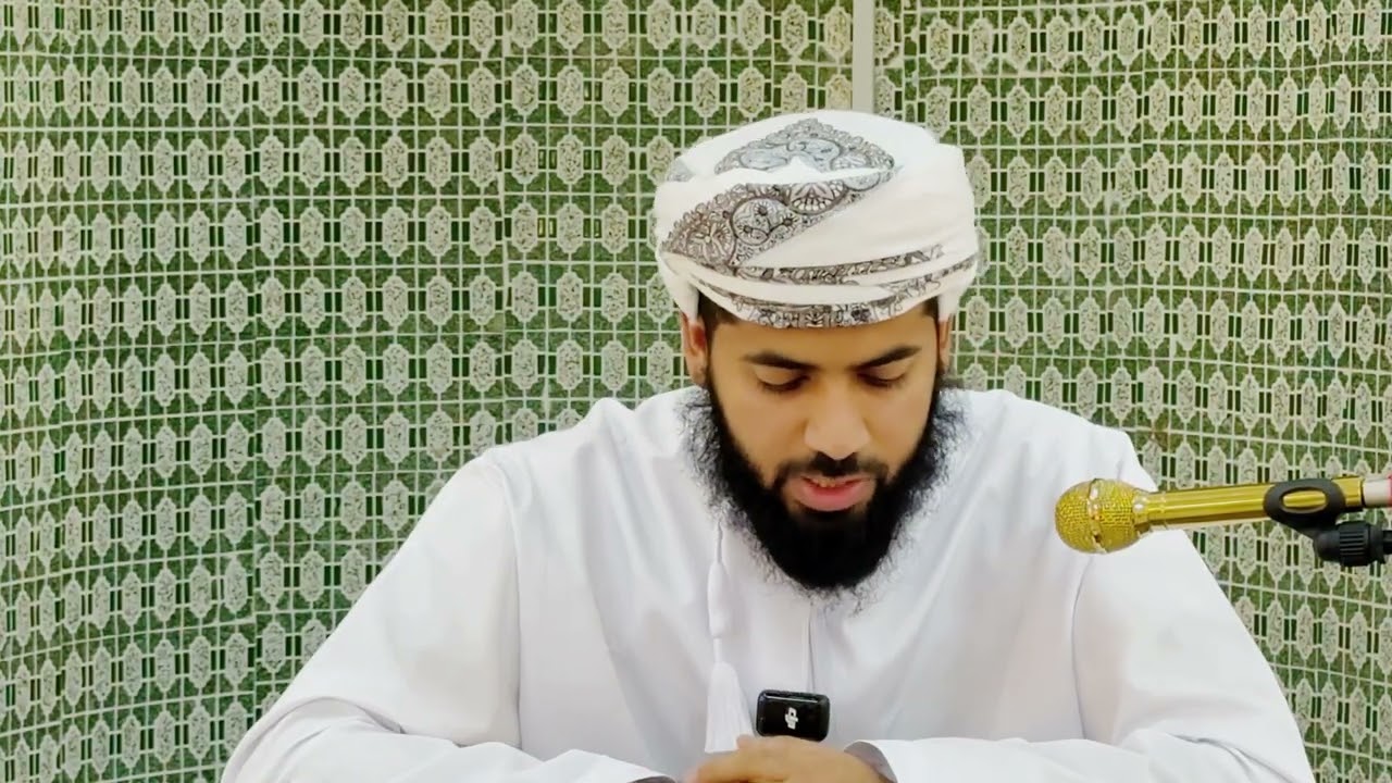 النية للفاضل الأستاذ أحمد بن سالم الربخي ( مسجد أبي المؤثر )