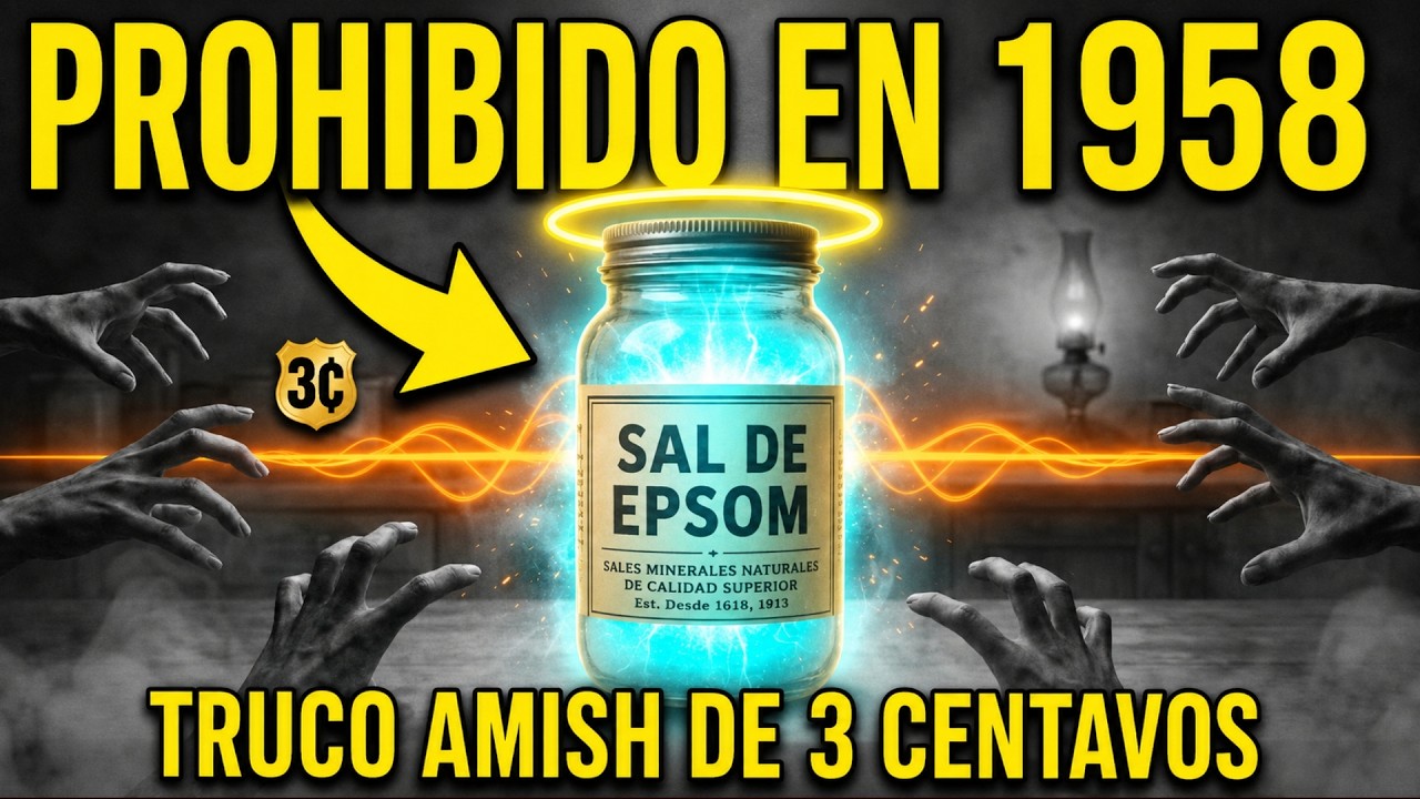 25 trucos Amish prohibidos con sal de Epsom de los años 50 que los médicos ahora llaman geniales