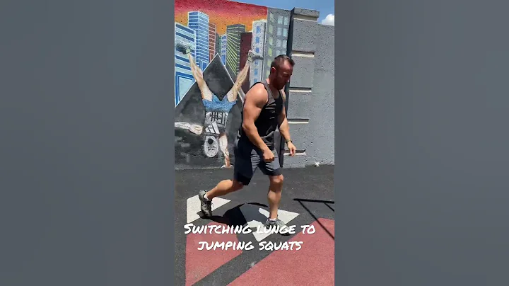 Day 53 of 362: Switching Lunge to tuck Jump Level: Intermediate Muscles worked: #Legs #calisthenics
