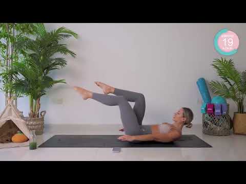 PILATES FLAT STOMACH In 14 Days Belly Fat Burn 5 Min Workout