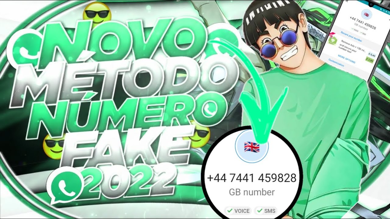 COMO CRIAR NUMERO FAKE +44 REINO UNIDO