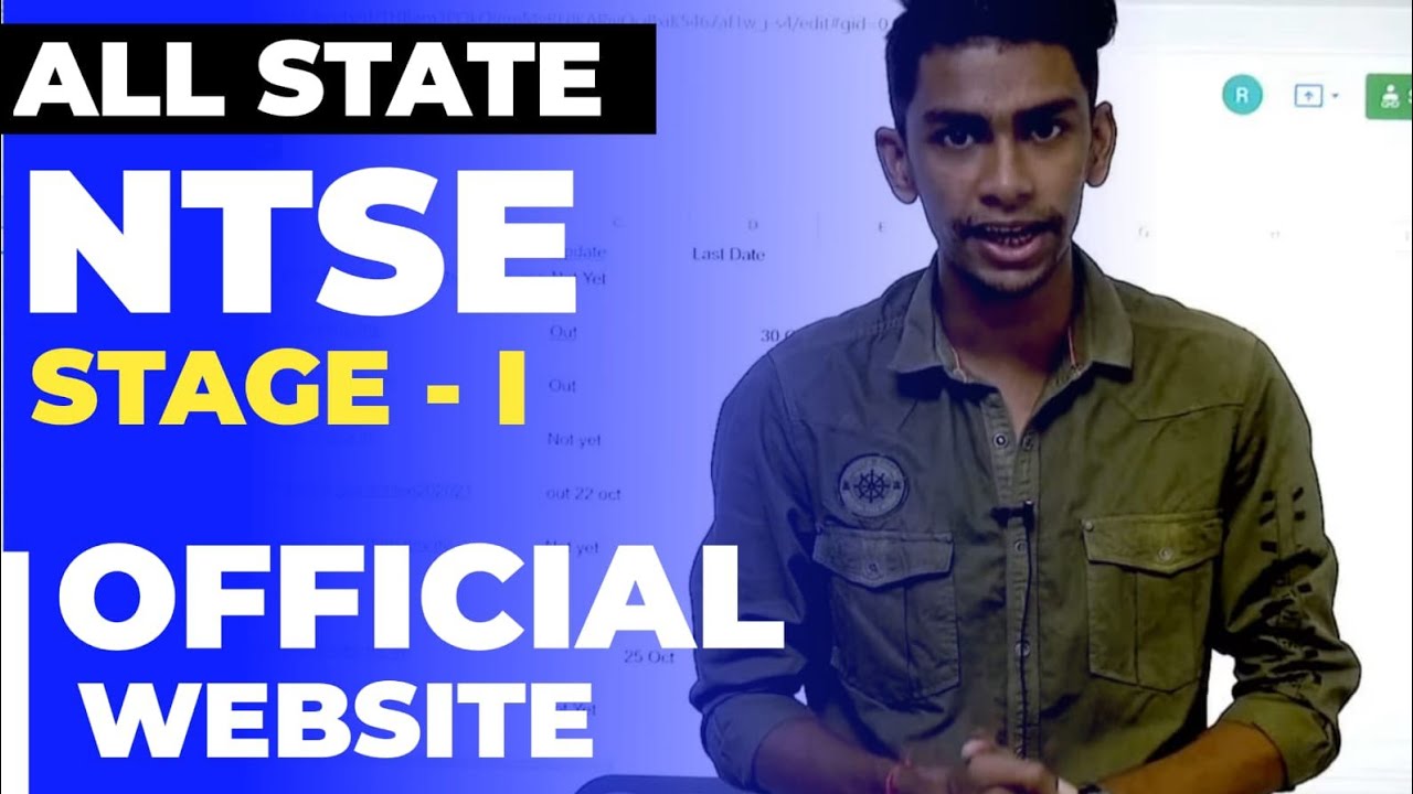 All State NTSE Stage 1 official Website  Exam date , Application form | NTSE 2022  Exam update