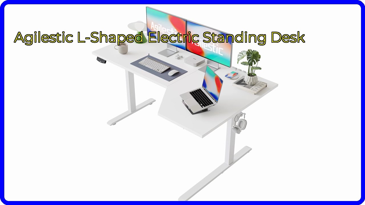 REVIEW (2026): Agilestic L-Shaped Electric Standing Desk. ESSENTIAL ...