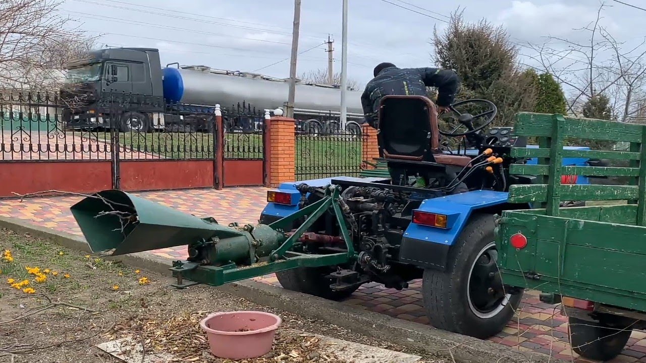 НАРЕШТІ показую ЙОГО в роботі, ЩЕПОРІЗ до трактора своїми руками👍