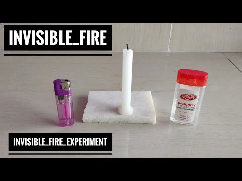 Invisible Fire Experiment | Easy Experiment | Interesting Science ...