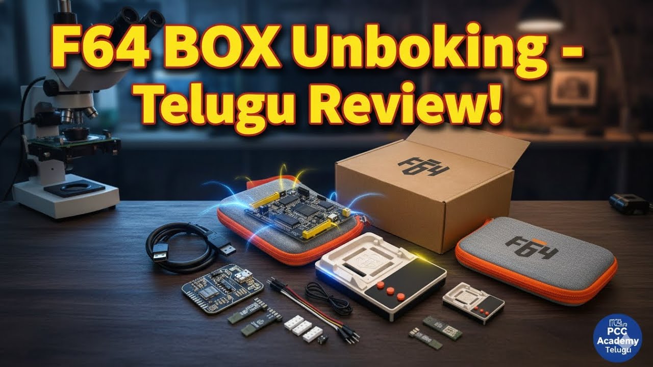 F64 Box Unboxing & Complete Explanation | తెలుగు రాష్ట్రాల్లో తొలి ఇన్‌స్టిట్యూట్ PCC నుండి!