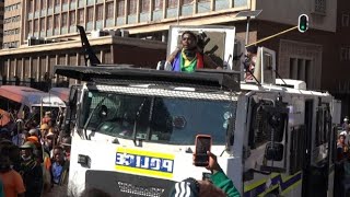 Ngizwe asking Police Back up eGoli Marc h out of hand