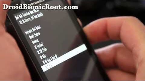 How to Get Into Bootloader Recovery on Droid Bionic!