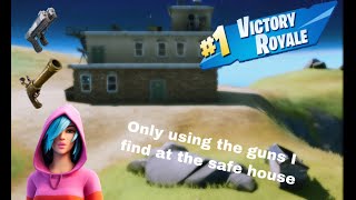 Only using the guns i find at the safe house- battle royale ( video 10)