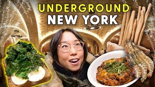 NYC FOOD TOUR at Grand Central Terminal 🥘 BTS performed here!