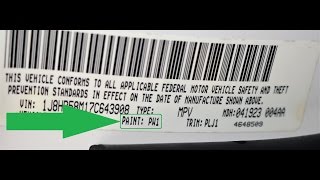 How to Find Your JEEP Paint Code