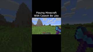 Playing Minecraft With Caseoh be like PART 2 #minecraft #minecraftmemes