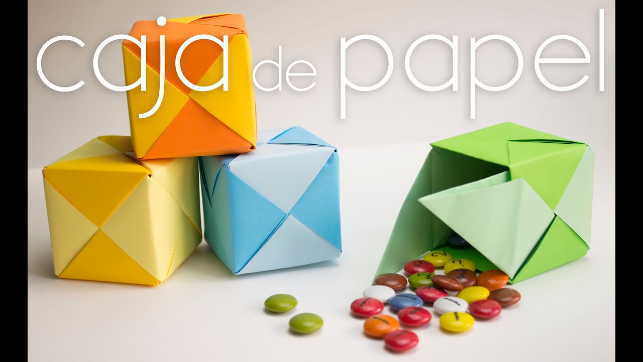 Caja de papel origami paso a paso tipo puzzle (FÁCIL) - YouTube