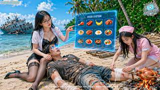 Beggar Drifts To A Deserted Island, Saved By 2 Heiresses; Food System Makes Them Fight To Marry Him