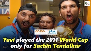 Watch: Played the 2011 World Cup for Sachin Tendulkar, says Yuvraj Singh