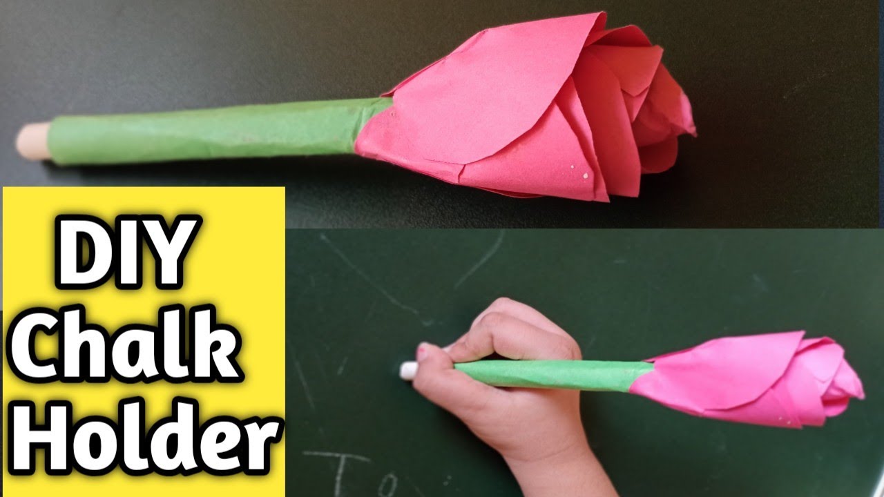 DIY chalk holder Ghar mein chalk holders banaye Mom and Aarya