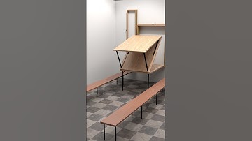 Folding Dining Table : Space Saving Idea