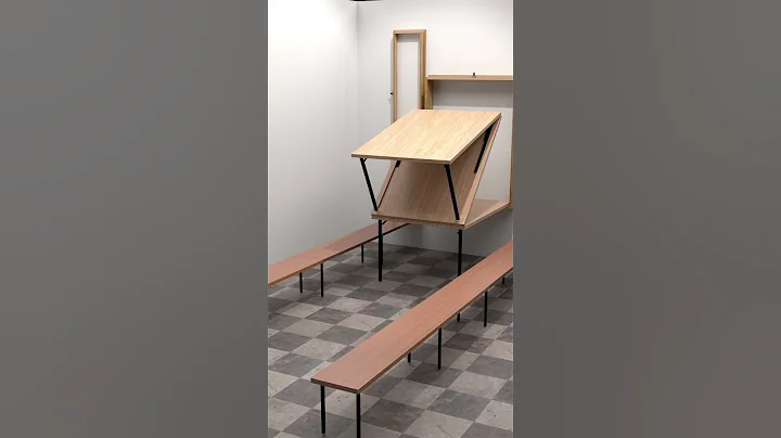 Folding Dining Table : Space Saving Idea