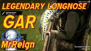 Red Dead Redemption 2 - Hunting The Legendary Longnose Gar - Legendary Fish Location & Tactics