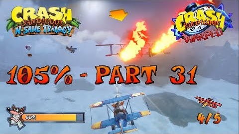 Crash Bandicoot 3 - N. Sane Trilogy - 105% Walkthrough, Part 31: Mad Bombers (Gem)