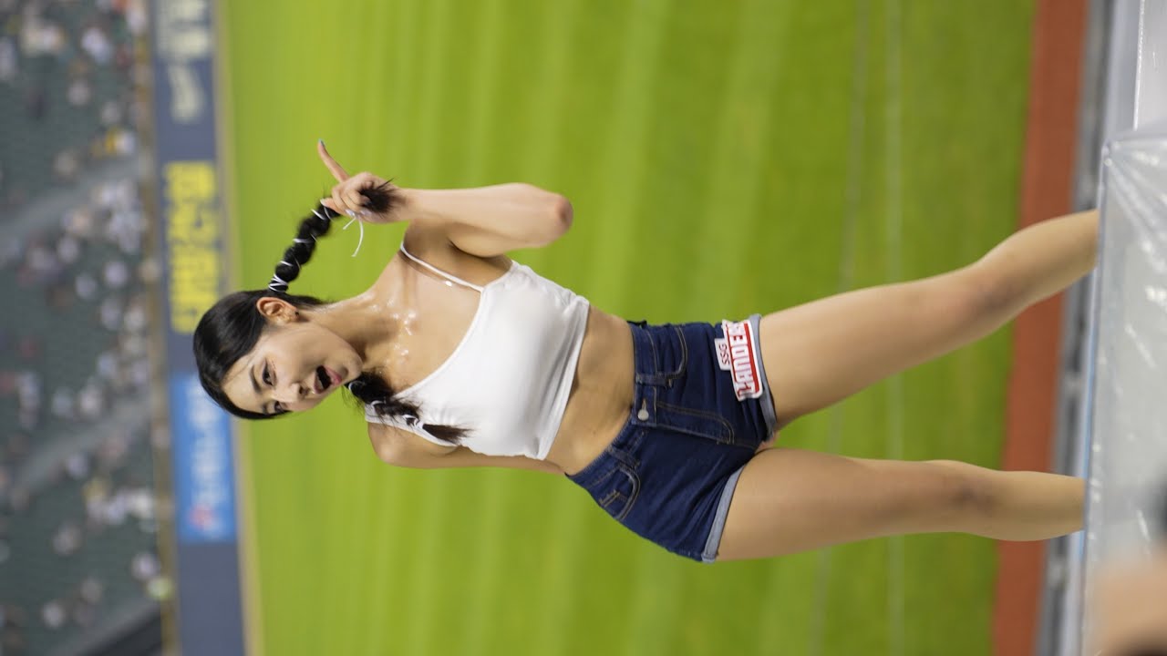 [4K] 230721 목나경 치어리더 직캠 '레인보우 - Whoo' @ 잠실야구장 SSG랜더스