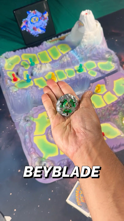 This Board Game Uses a Beyblade!