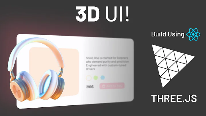 Build a 3D website using THREE.JS!