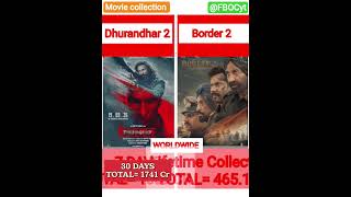 Dhurandhar The Revenge Vs Border2 Movie Collection Apr17-1| #thalapathy #dhurandhar2 #toxic #ramayan