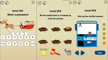 Brain Crazy : IQ Challenge Puzzle Level 221,222,223,224,225 Solutions WalkThrough | Fazie Gamer