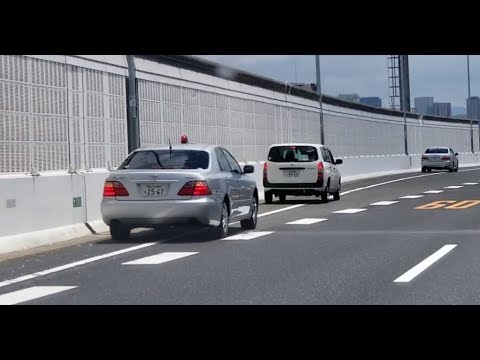 ドラレコ警察25時 阪神高速 クラウン覆面パトカーの取り締まり風景 皆さんご注意を Youtube