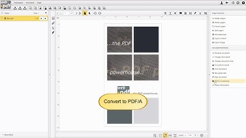 webPDF - How to convert a PDF into a PDF/A document