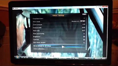xbmc  video settings