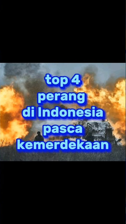 perang di Indonesia pasca kemerdekaan #edukasi #pendidikan #semoga_bermanfaat #belajar_bersama