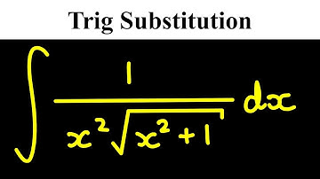 Master Integration by Trig Substitution
