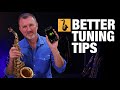 Tuning a Saxophone with "Somewhere Over The Rainbow"